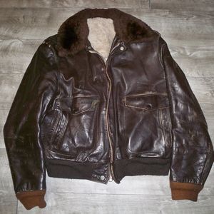 Vtg Schott A-2 Men's Bomber A-2 Style Jacket Med